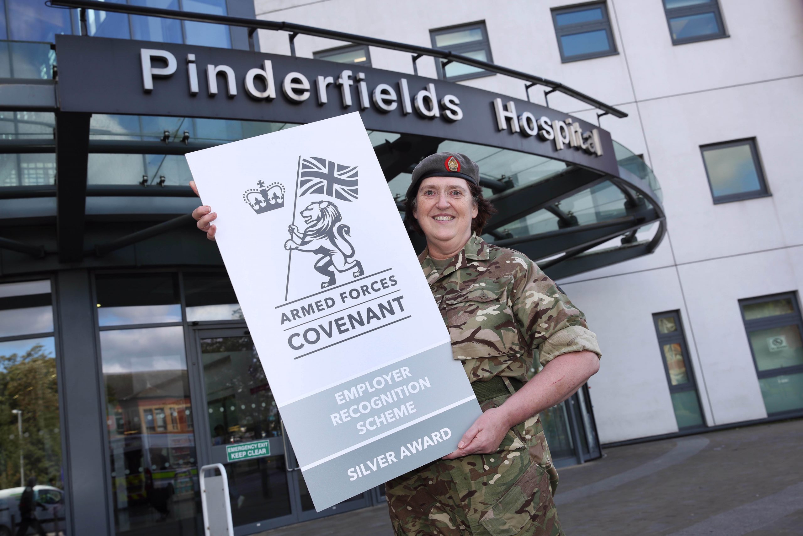 Reservist Carine Horsburgh from Pinderfields Hospital