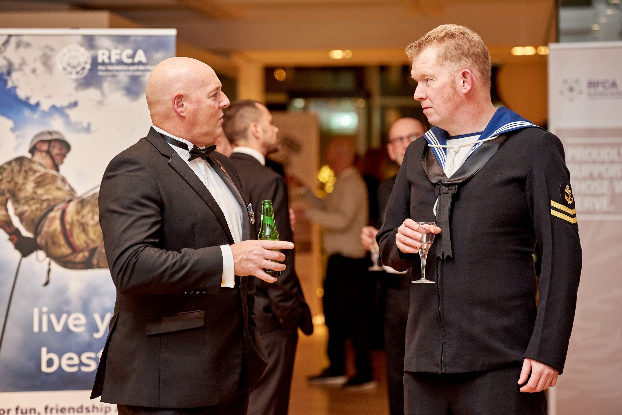 Networking at the Employer Recognition Scheme Gold Awards
