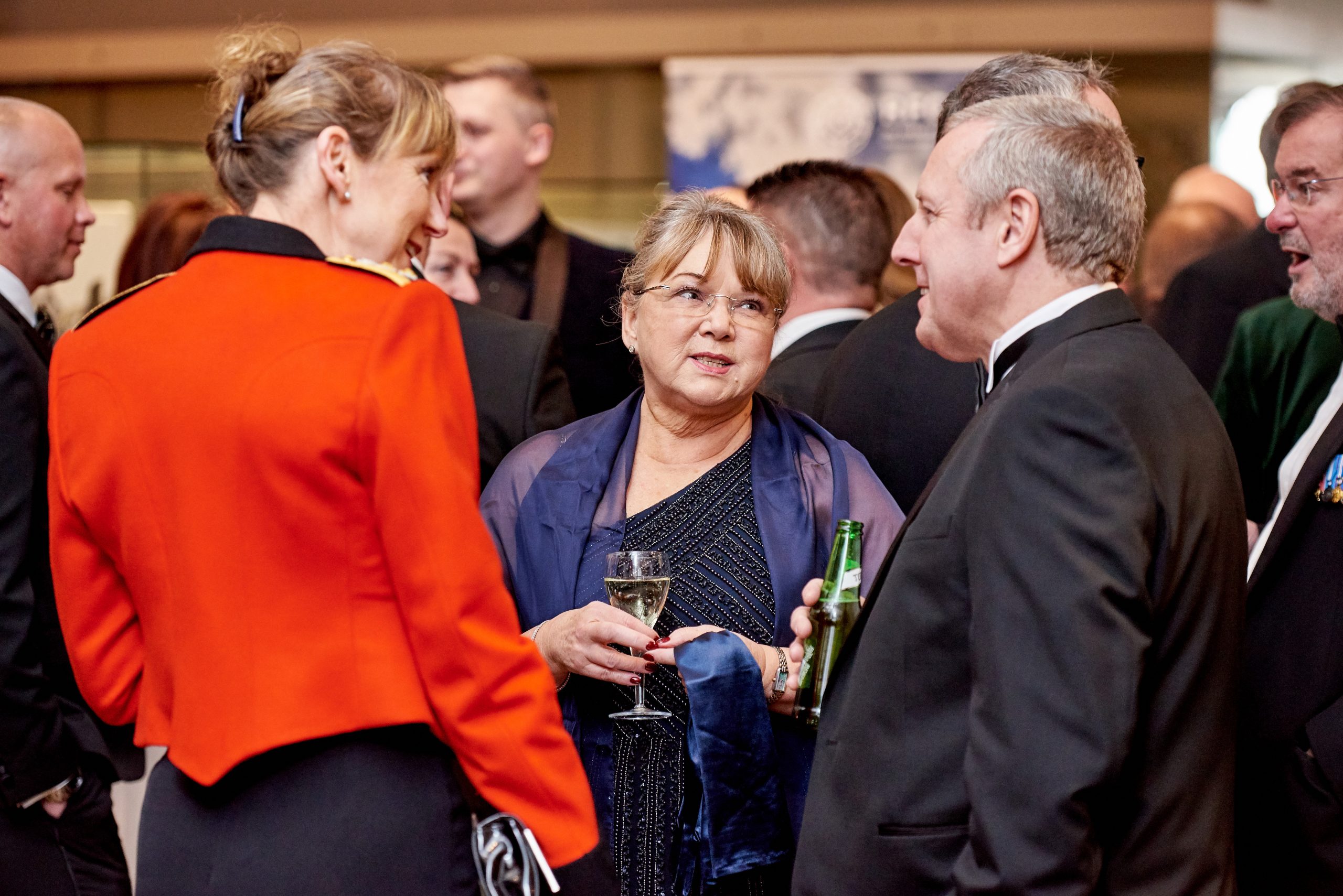 Networking at the Employer Recognition Scheme Gold Awards