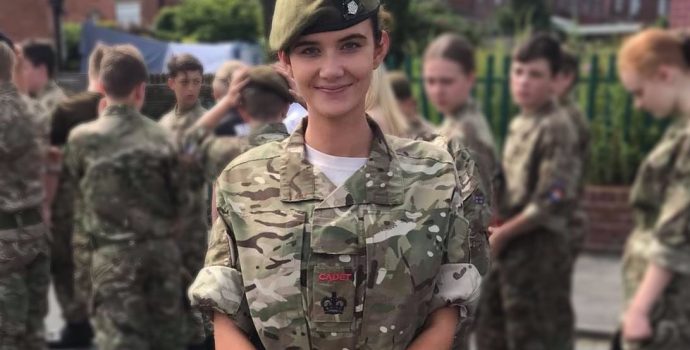 Cadet Sergean Major Emily Haigh