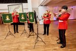 The Band of The Yorkshire Regiment provide the music