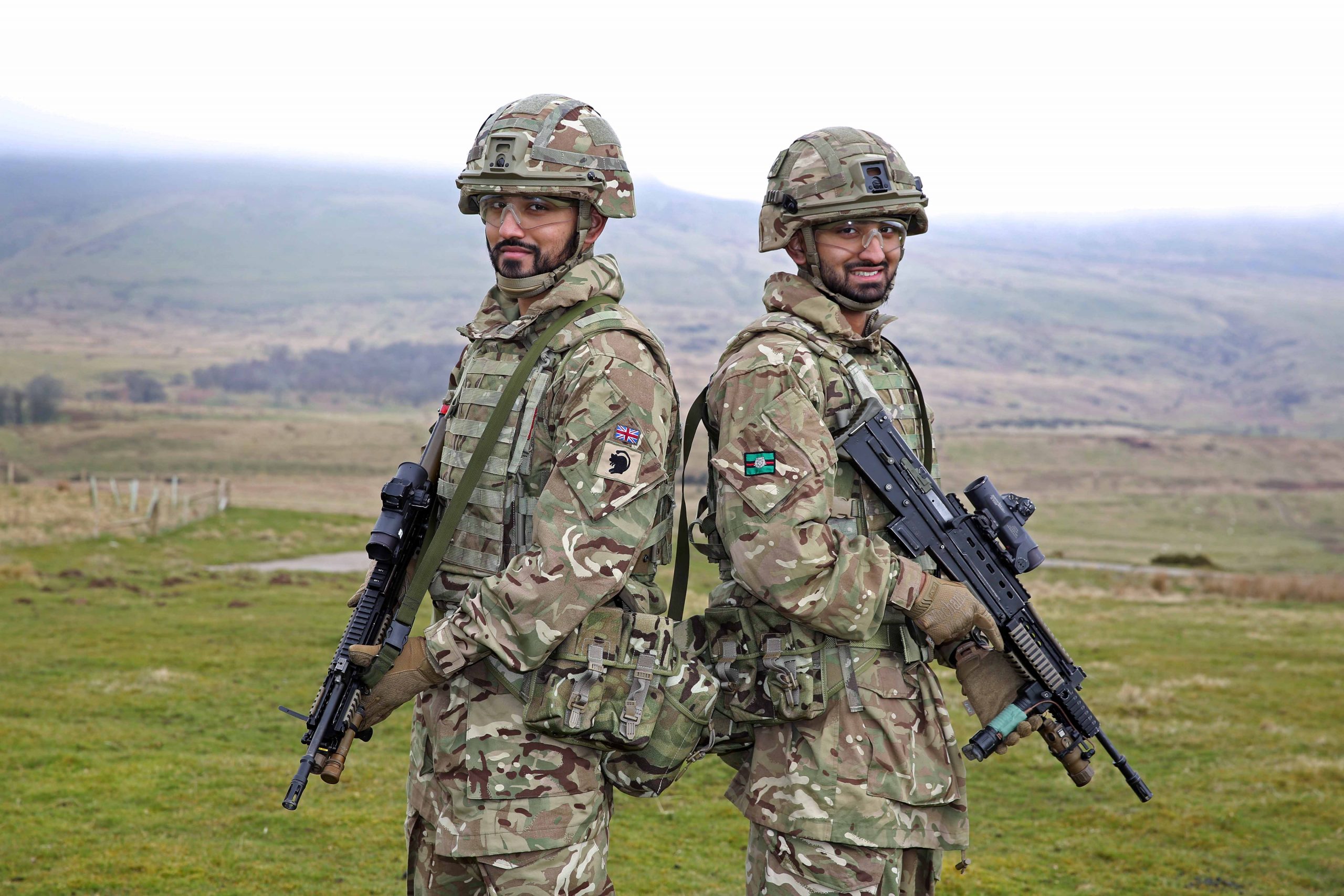 Twins and reservists Umar and Ibrahim Choudhury