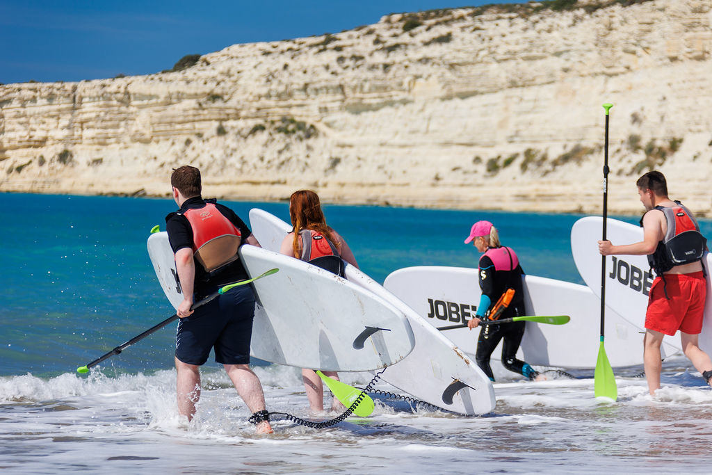 Cadets taking to the sea with surf boards