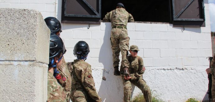 Volunteer gives a leg up to cadet