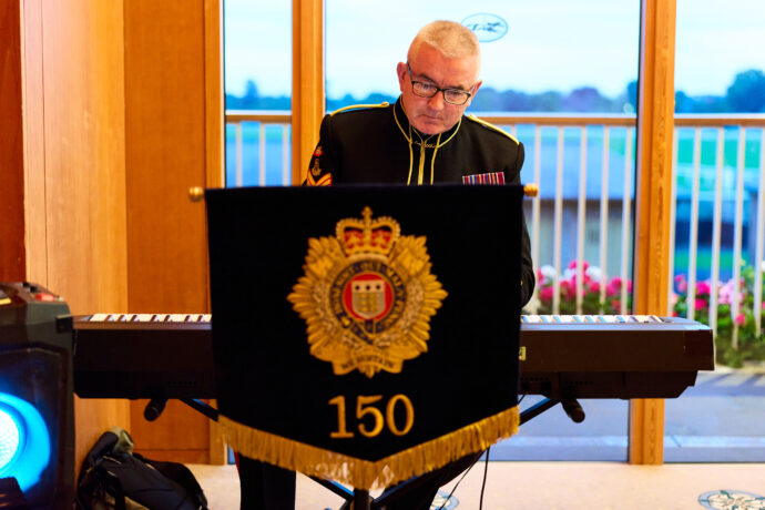 Pianist from 150 Regt Band
