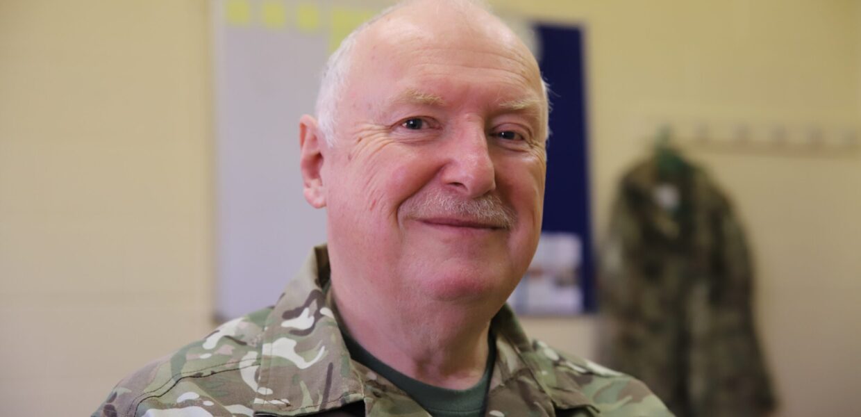Major Wootton recognised for 50 years' service with the Army Cadet Force