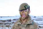Army reservist Adam Wisdish