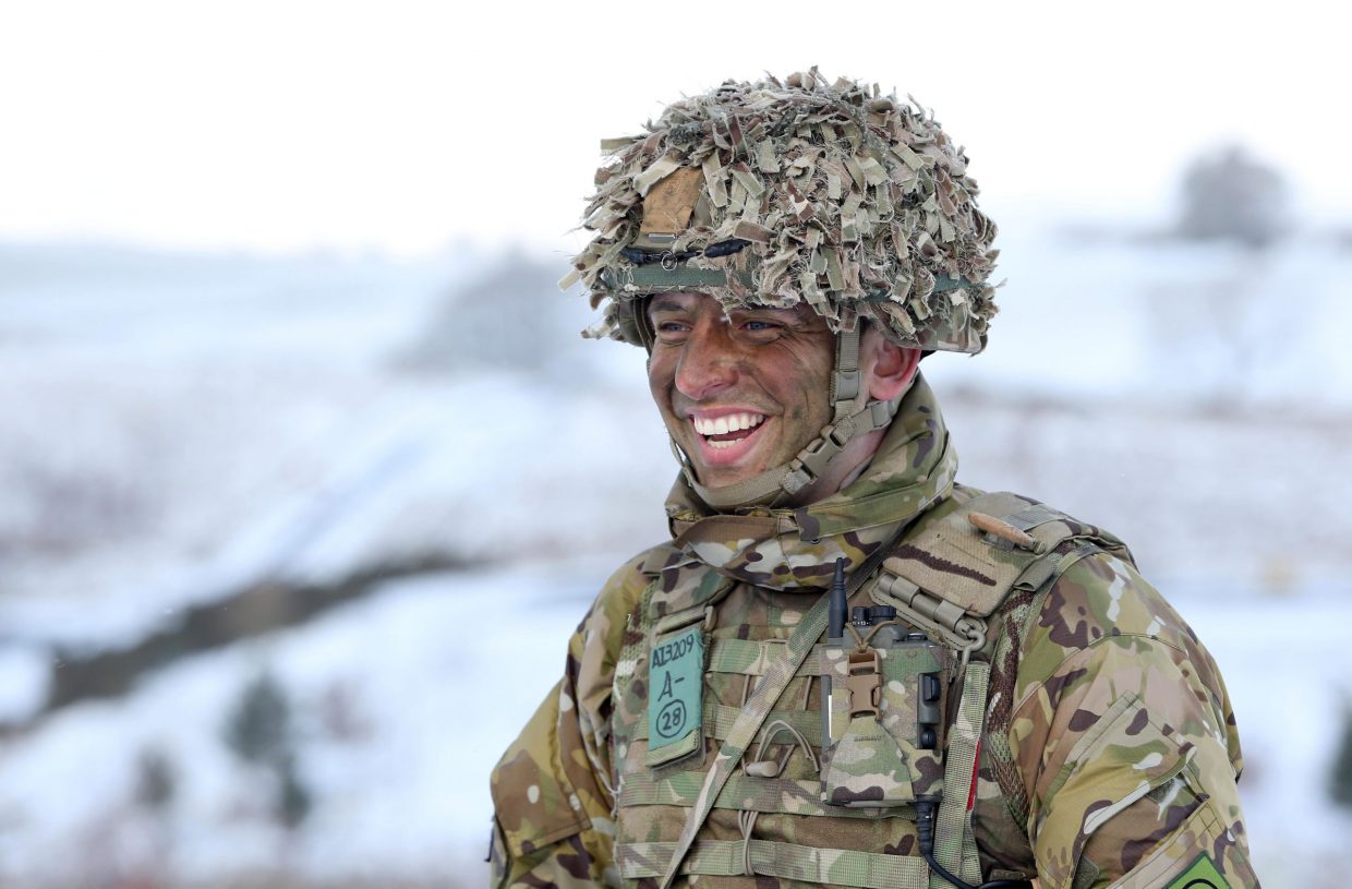 Ellison Ainsworth from Keighley at Warcop Training Area