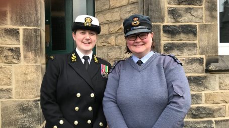 A Sea Cadet and Air Cadets adult volunteer - both females
